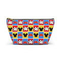 Checkerboard Mickey Hands Cosmetic Bag