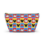Checkerboard Mickey Hands Cosmetic Bag