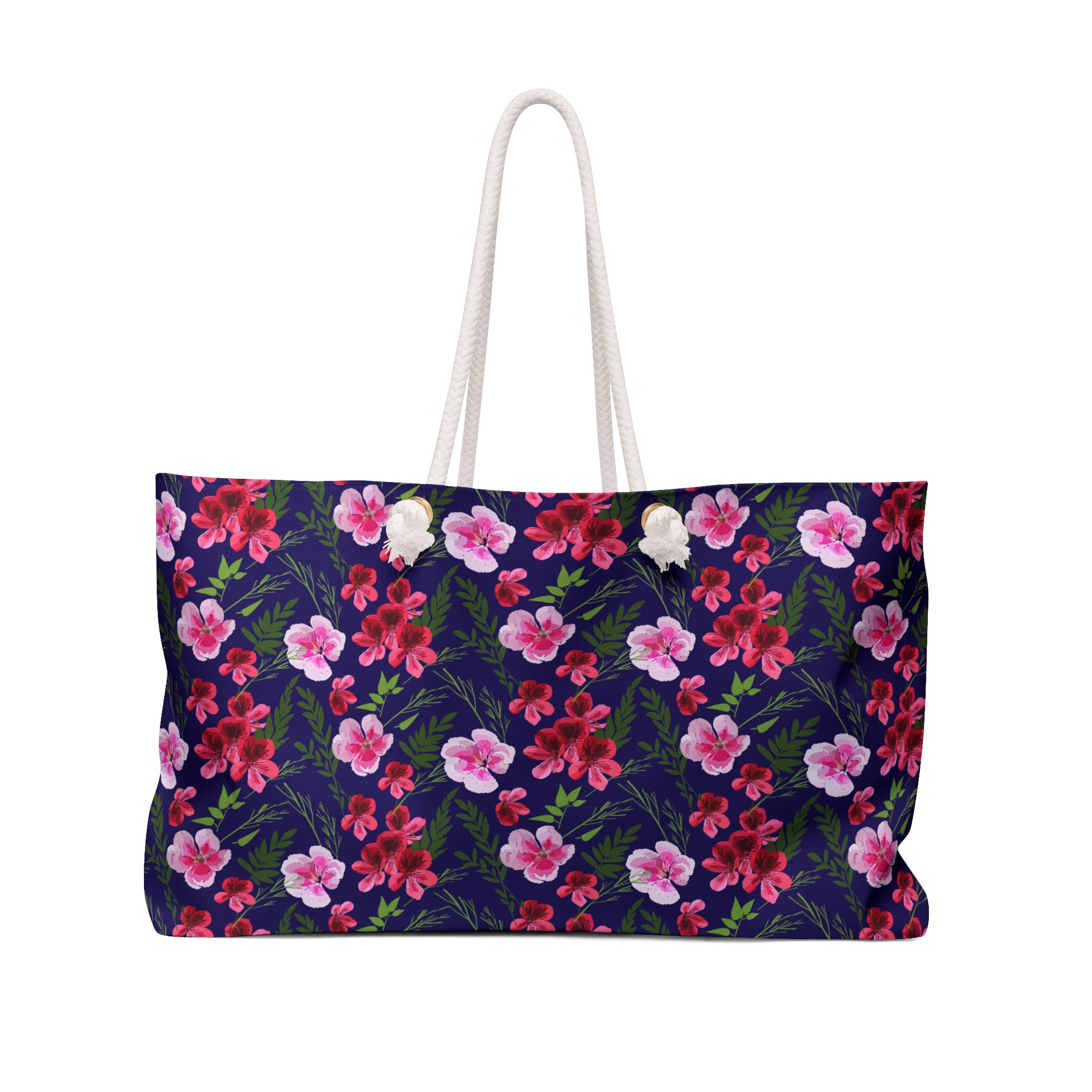 Painted Floral Arrangement Weekender Bag
