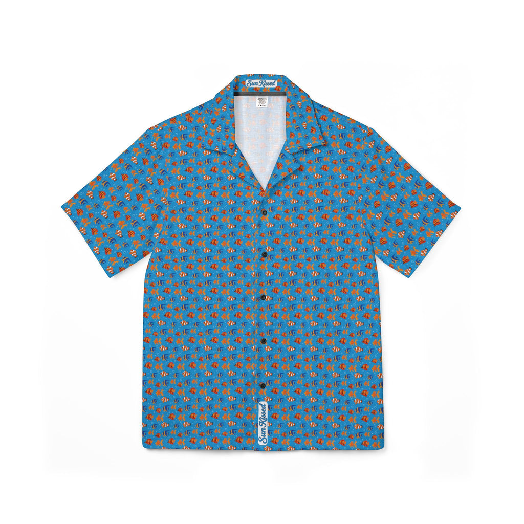 Tropical Aquarium Seascape Hawaiian Shirt