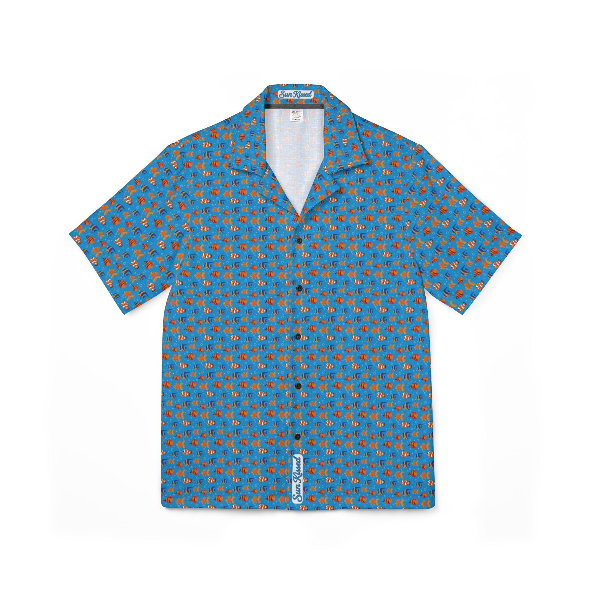 Tropical Aquarium Seascape Hawaiian Shirt