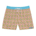 Blooming Floral Pinwheels Swim Trunks