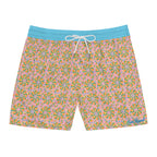 Blooming Floral Pinwheels Swim Trunks