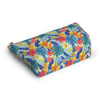 Tropical Beach Flowers Cosmetic Bag
