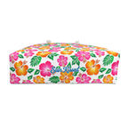 Tropical Gardens on White Weekender Bag