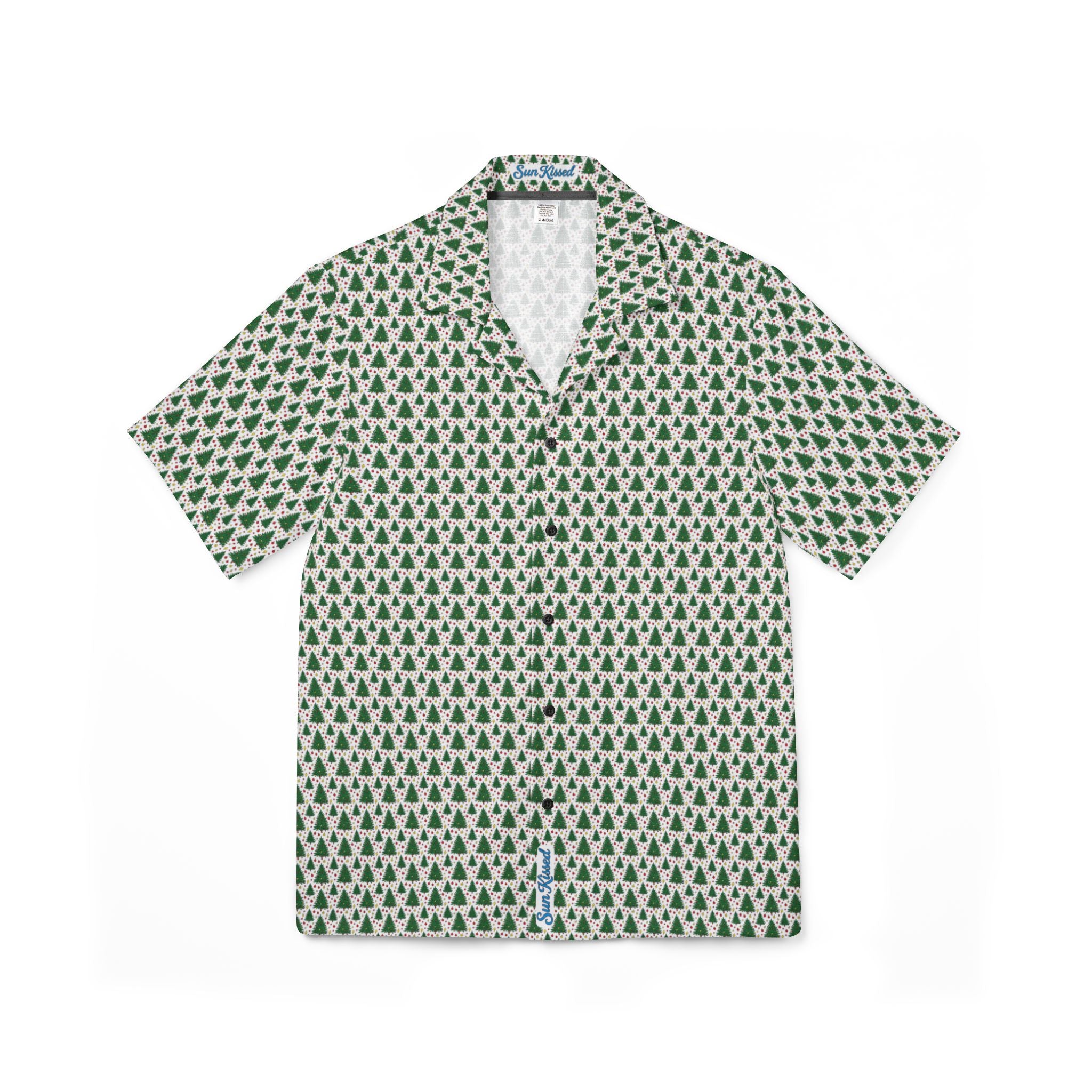 Christmas Trees Adorned Hawaiian Shirt