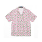 Spring Silhouette Floral Hawaiian Shirt