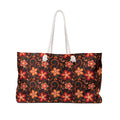 Orange Sunset Botanicals Weekender Bag