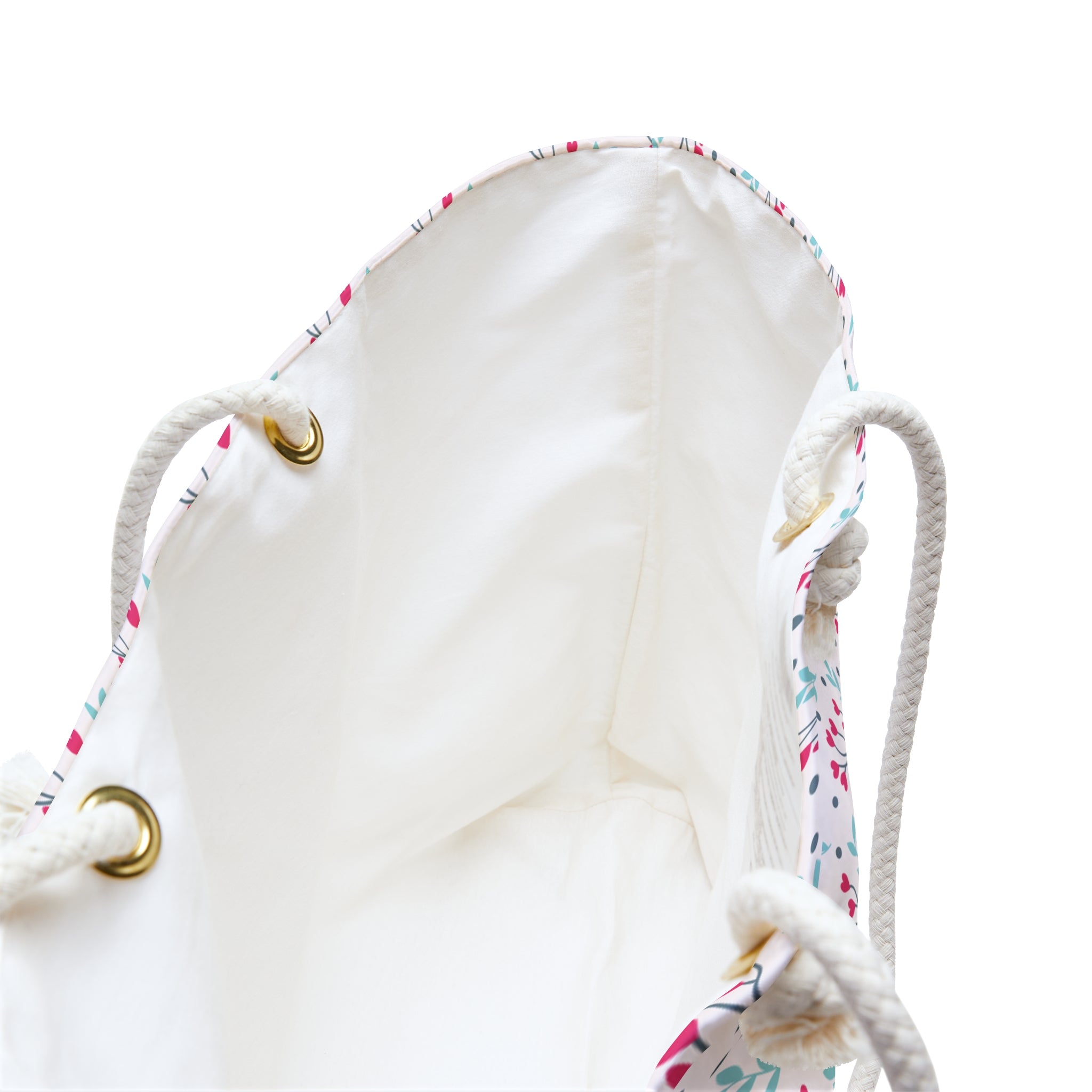 Tropical Flower Hearts Weekender Bag
