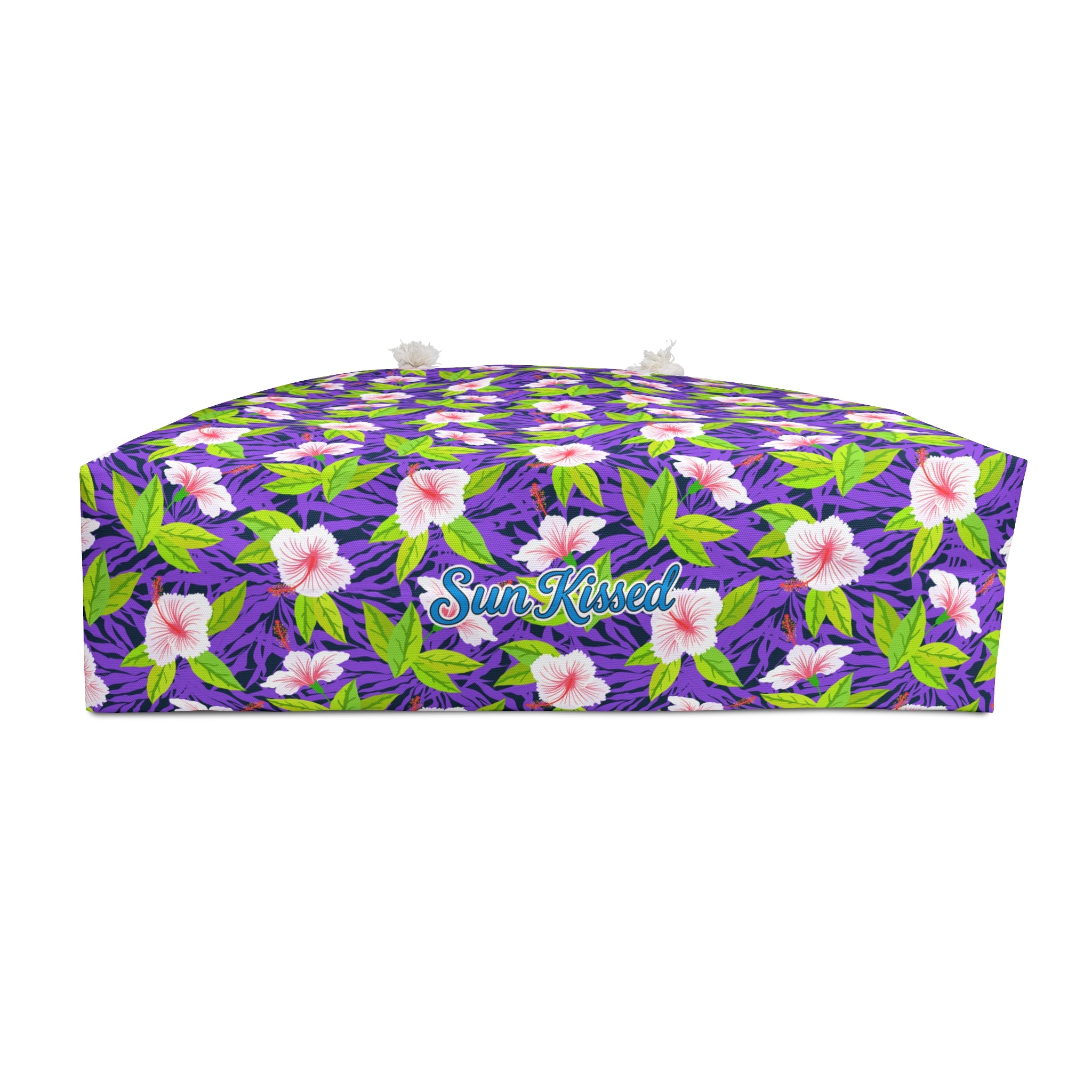 Purple Leaf Hibiscus Weekender Bag