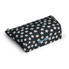 Flowering Daisies Floral Cosmetic Bag