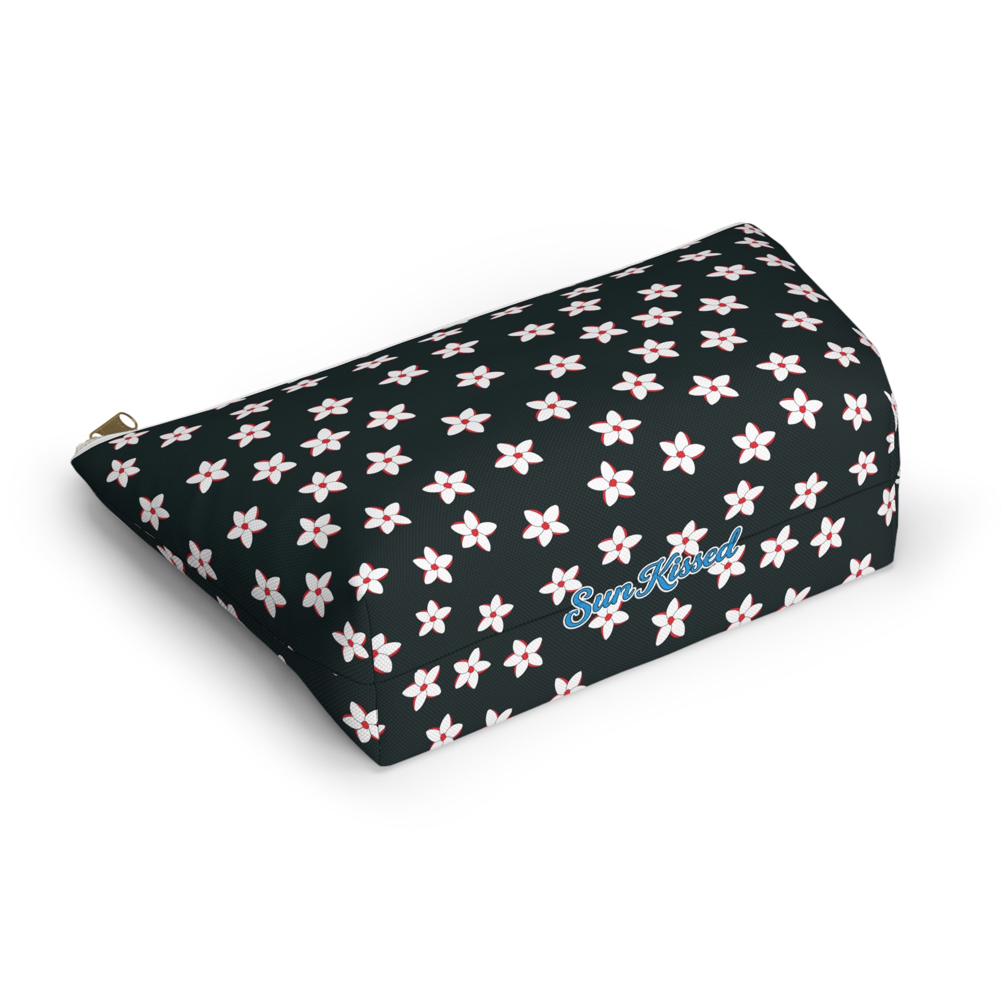 Flowering Daisies Floral Cosmetic Bag