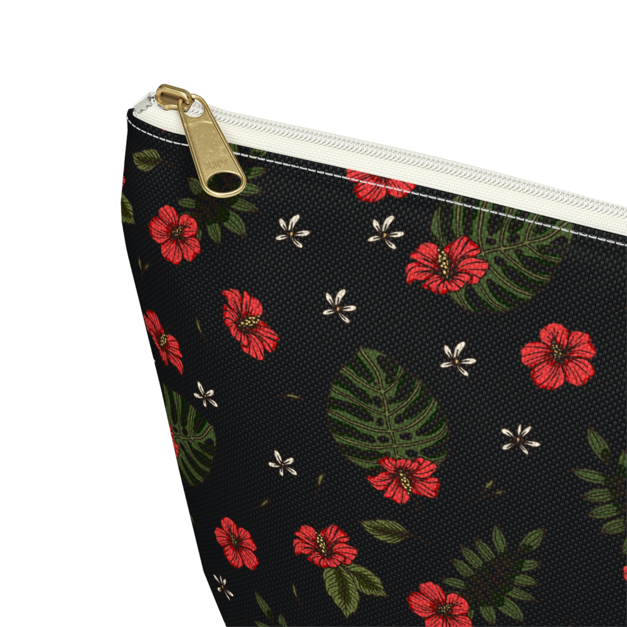 Night Sky Hibiscus Cosmetic Bag