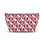 Pink Checkerboard Minnie Cosmetic Bag