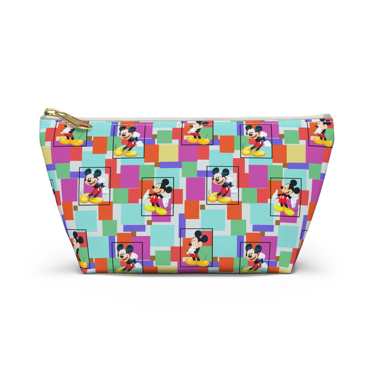 Colorblock Mickey Cosmetic Bag