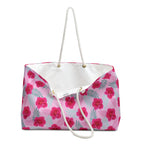 Fuschia Jamaica Flower Weekender Bag