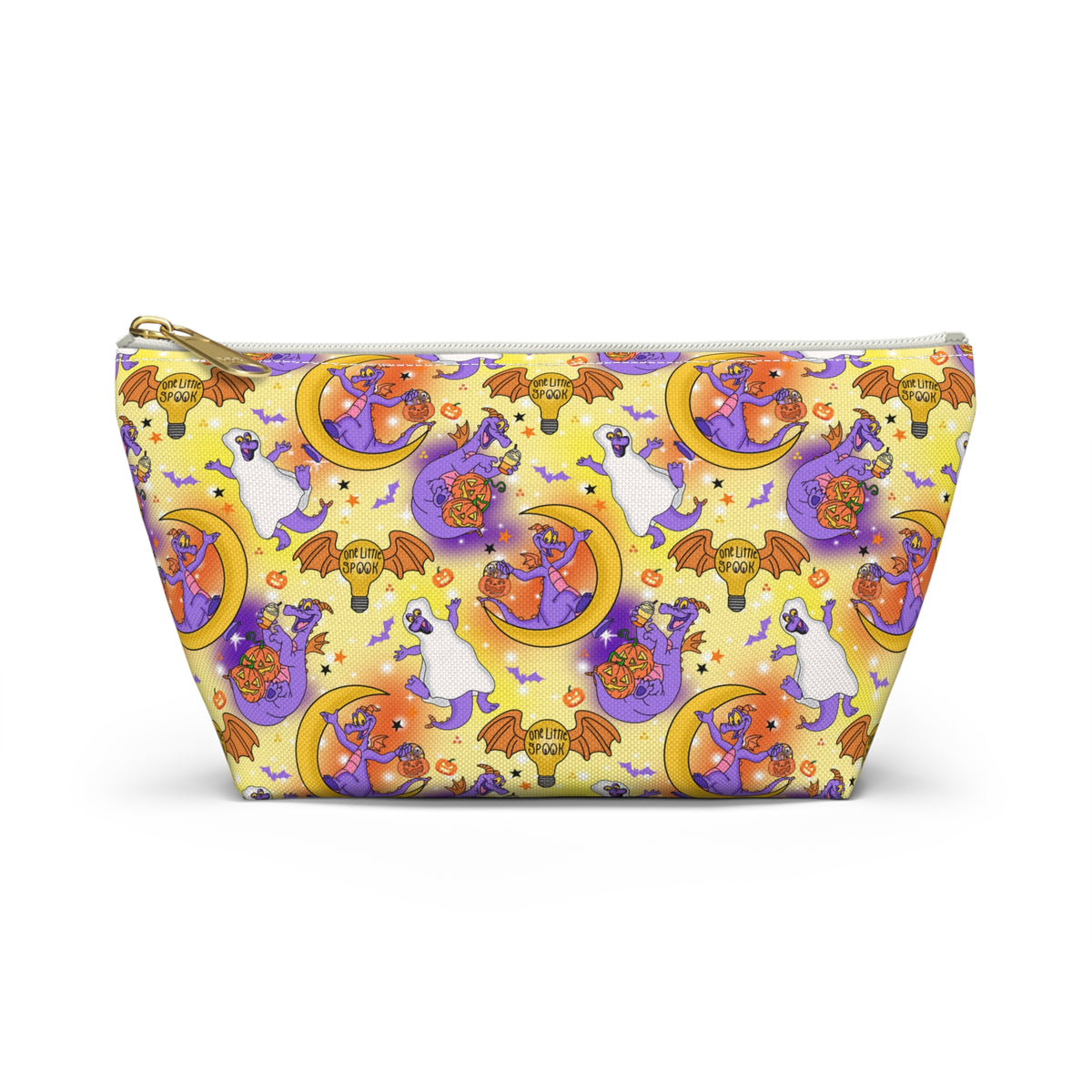 Figment on the Moon Yellow Cosmetic Bag