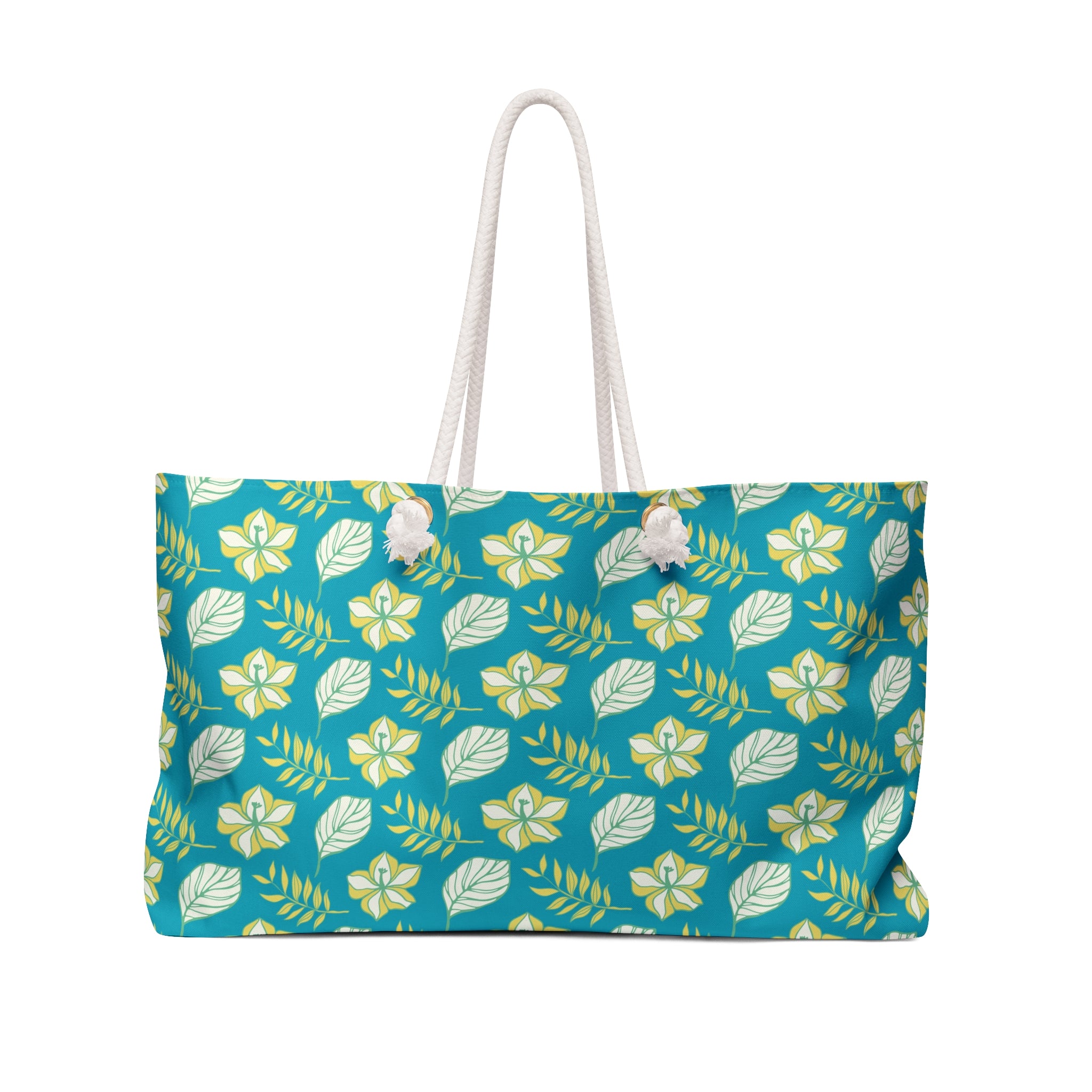 Tropical Island Leaves Weekender Bag