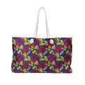 Vibrant Abstract Floral Weekender Bag