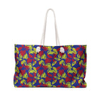 Vibrant Abstract Floral Weekender Bag