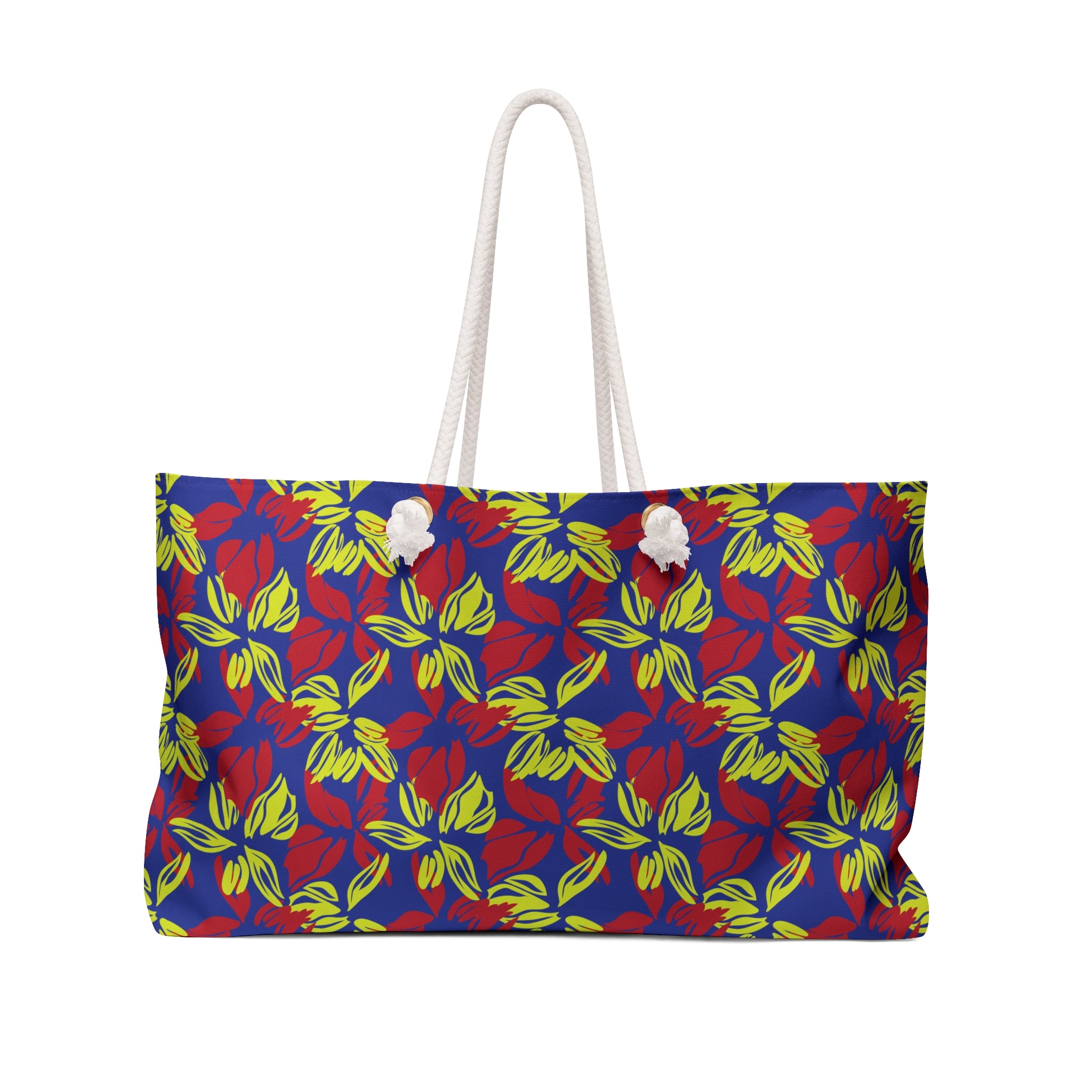 Vibrant Abstract Floral Weekender Bag