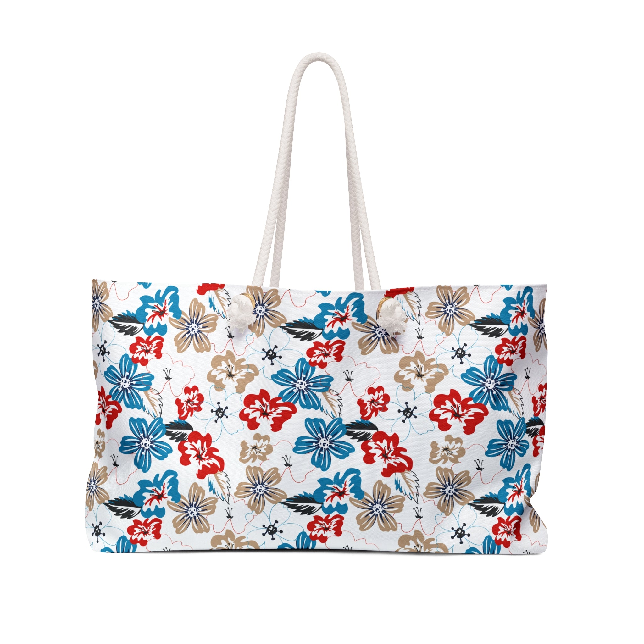 Floating Blooms Floral Weekender Bag