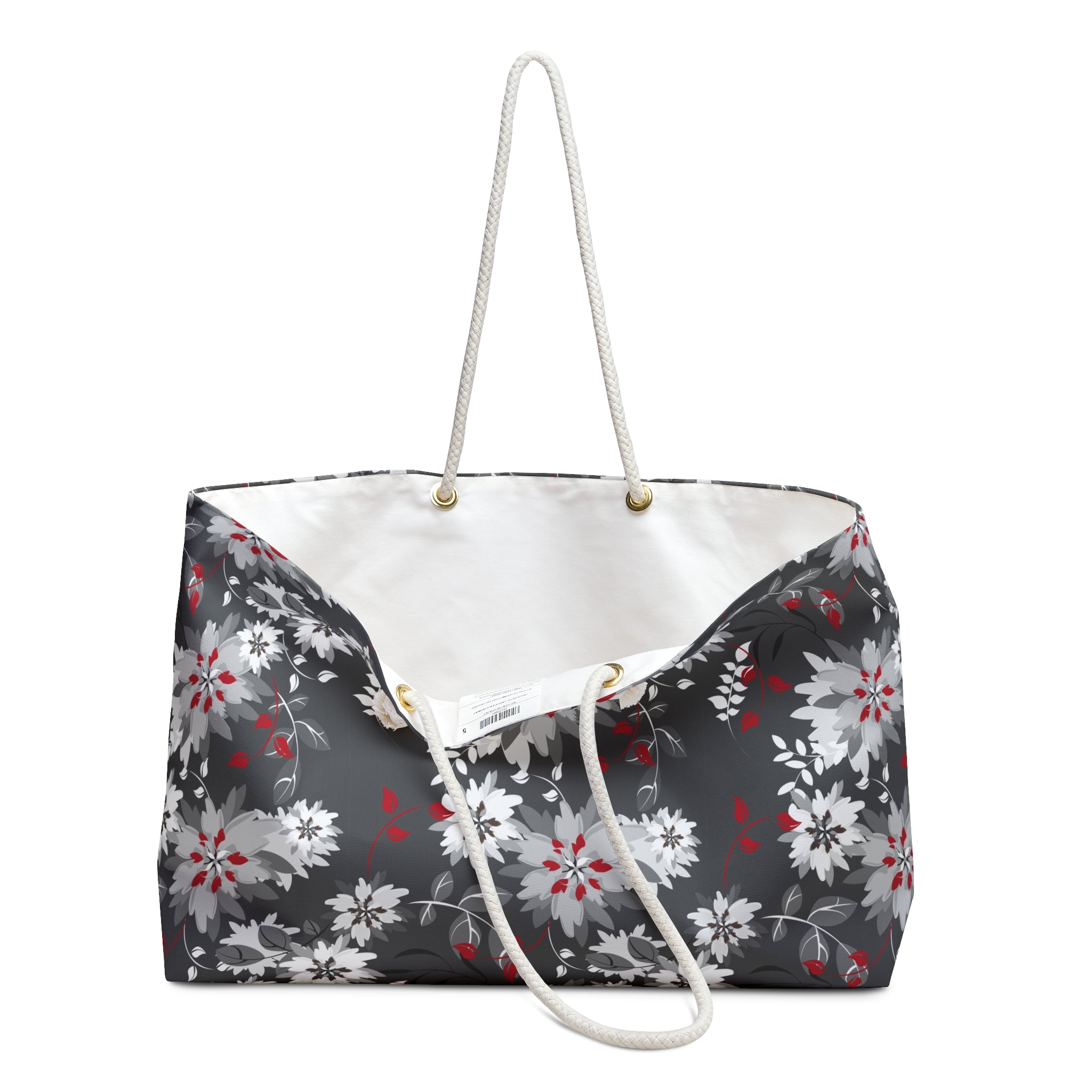 Grey Gardens Floral Weekender Bag