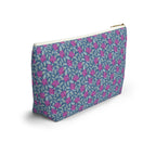 Vining Floral Mosaic Cosmetic Bag