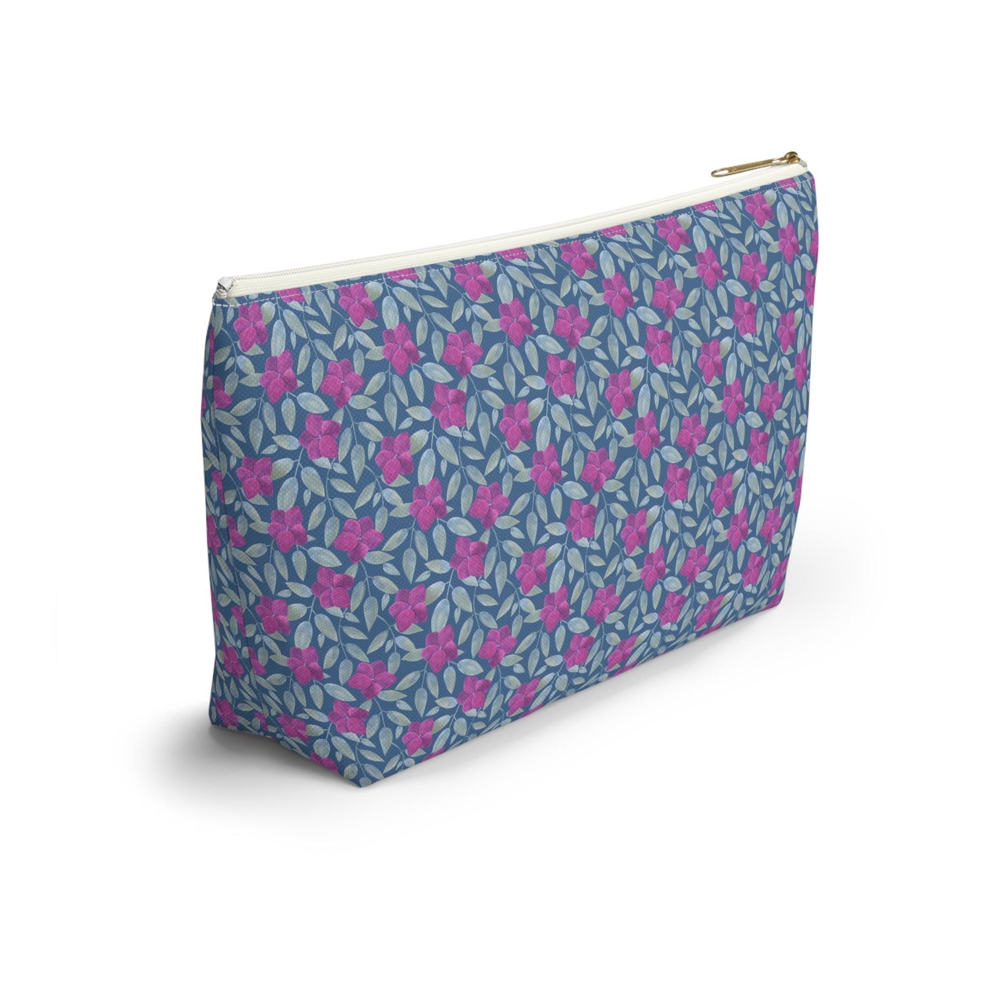 Vining Floral Mosaic Cosmetic Bag