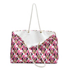 Pink Checkerboard Minnie Weekender Bag