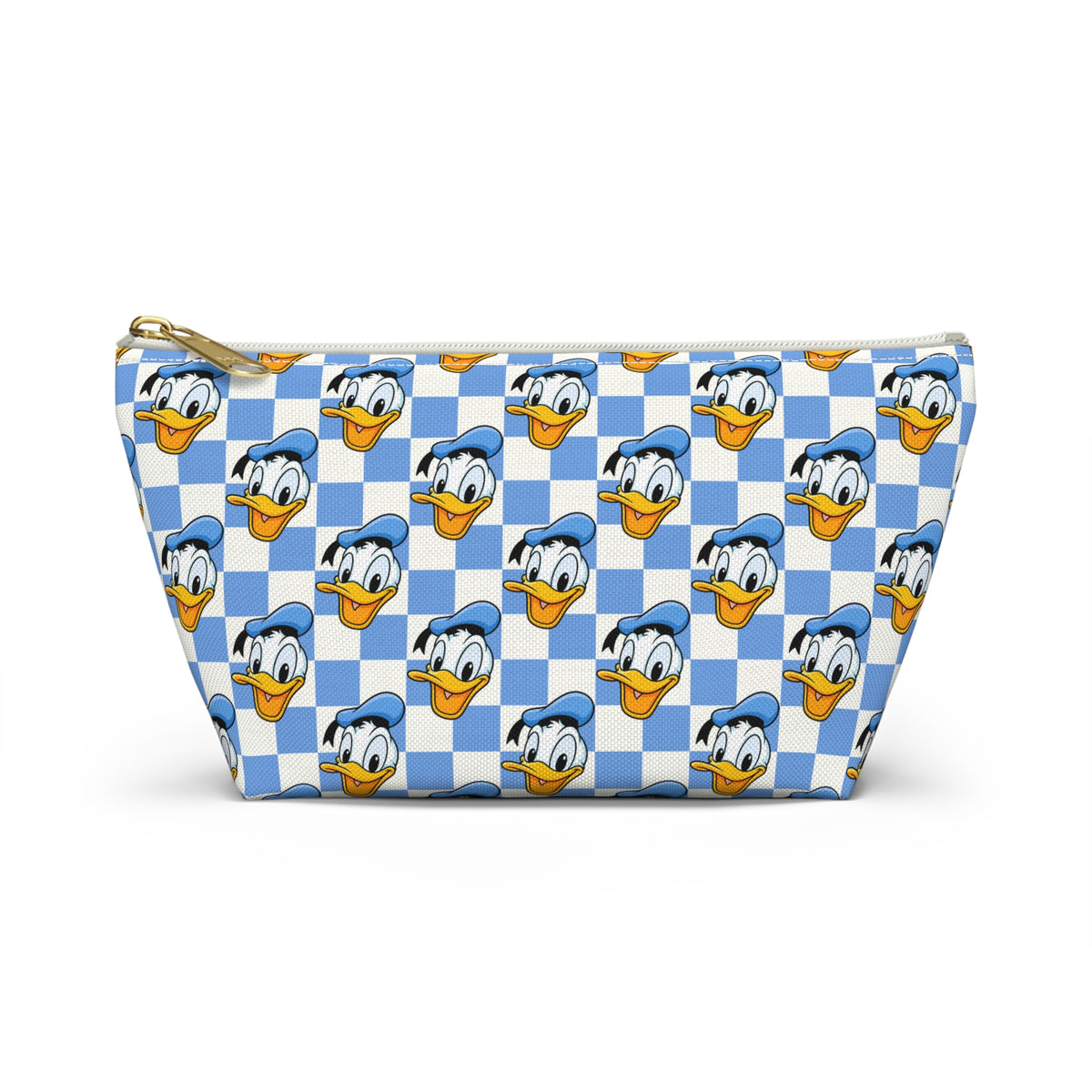 Blue Checkerboard Donald Cosmetic Bag
