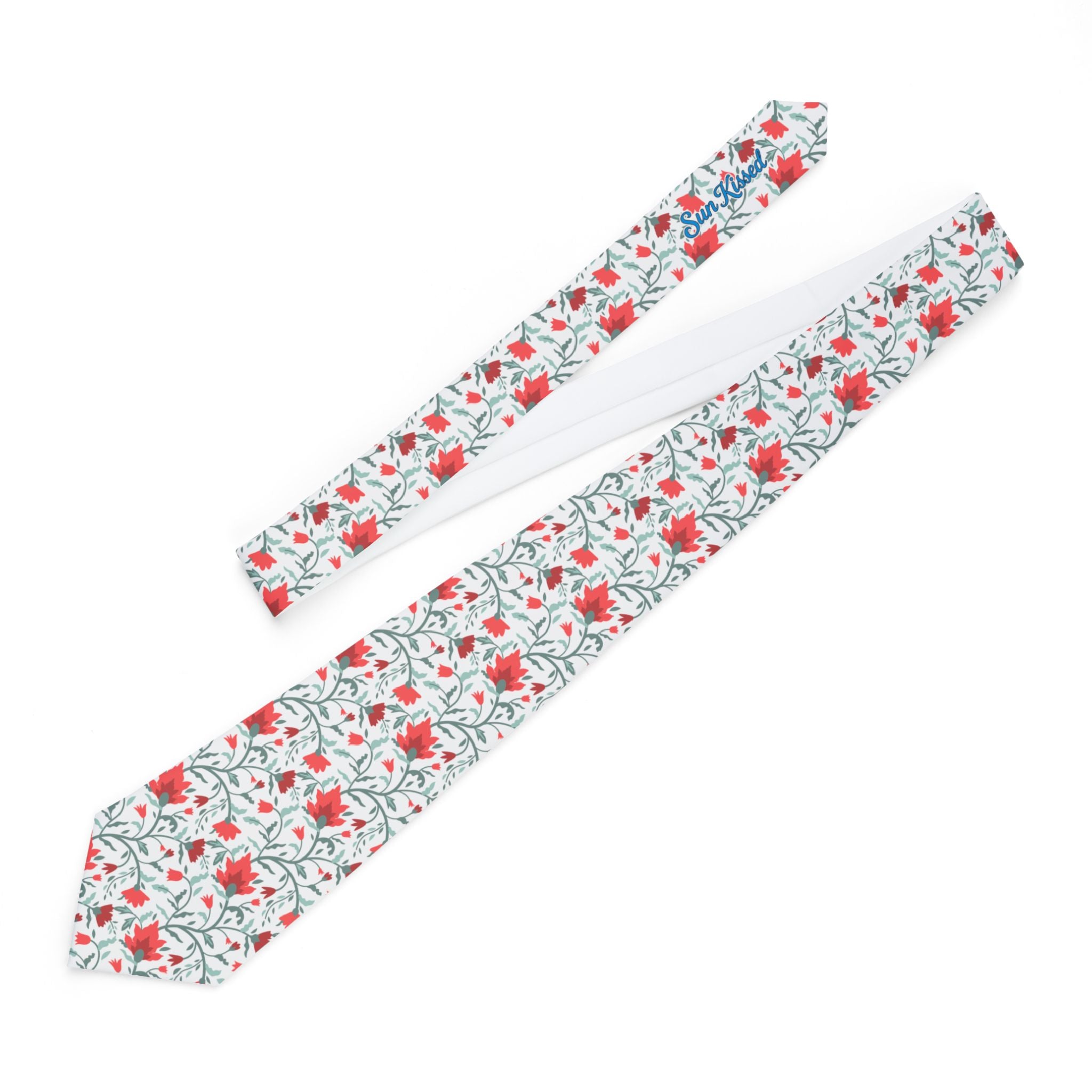 Flowering Vines Floral Mens Necktie