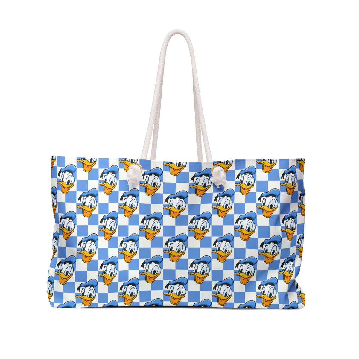 Blue Checkerboard Donald Weekender Bag