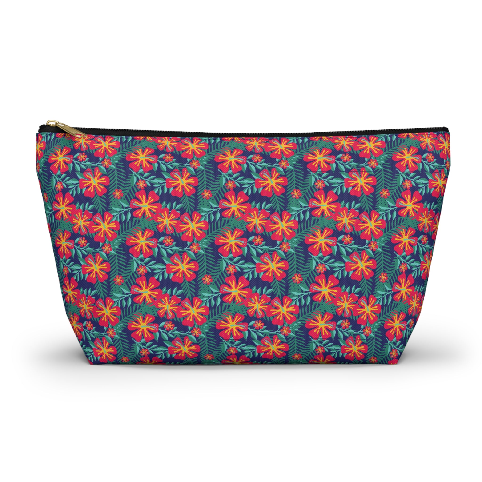 Tropical Jungle Floral Cosmetic Bag