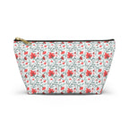 Flowering Vines Floral Cosmetic Bag
