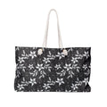 Black Landscape Floral Weekender Bag