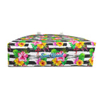 Zebra Hibiscus Floral Weekender Bag