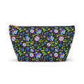Neon Night Blooms Cosmetic Bag