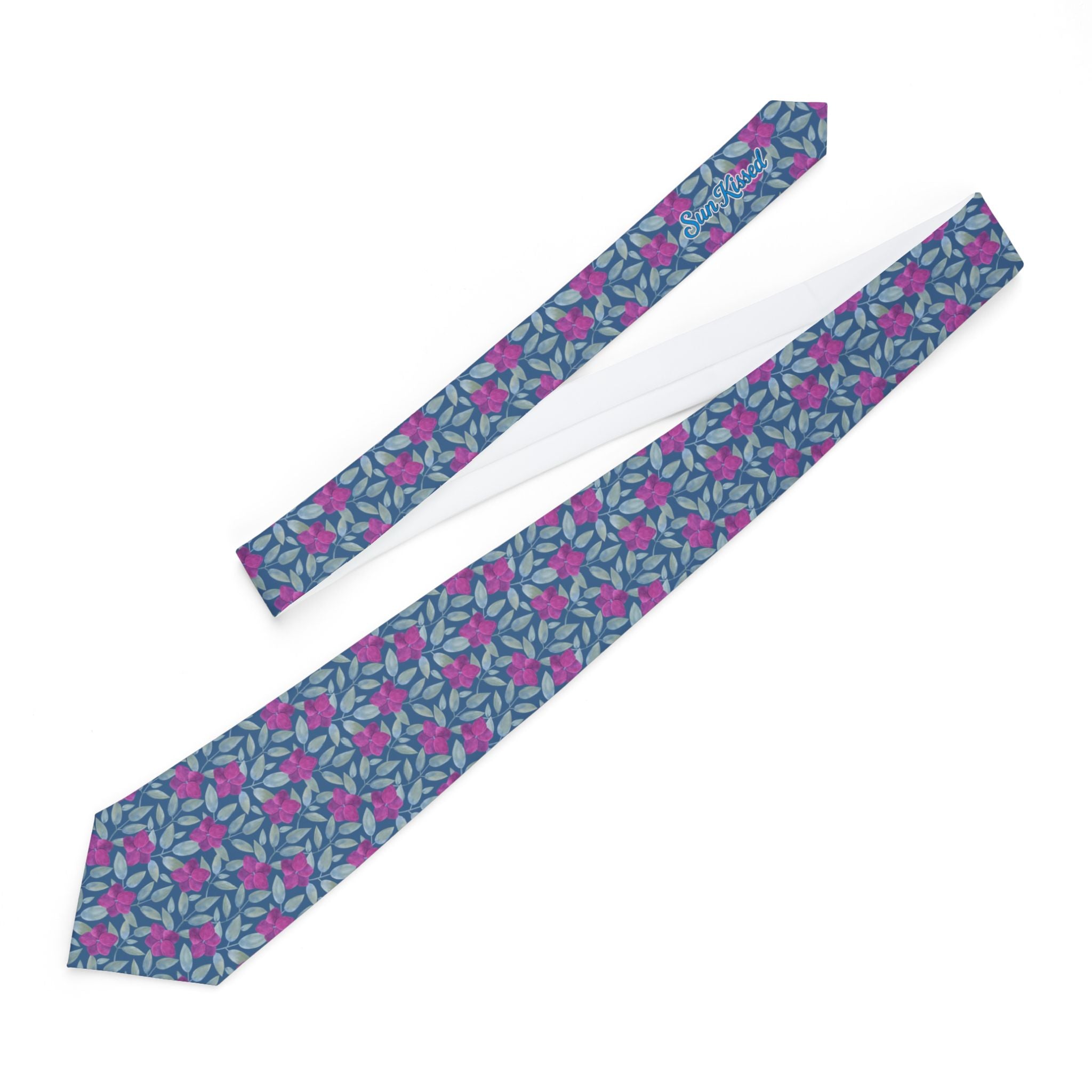 Vining Floral Mosaic Mens Necktie