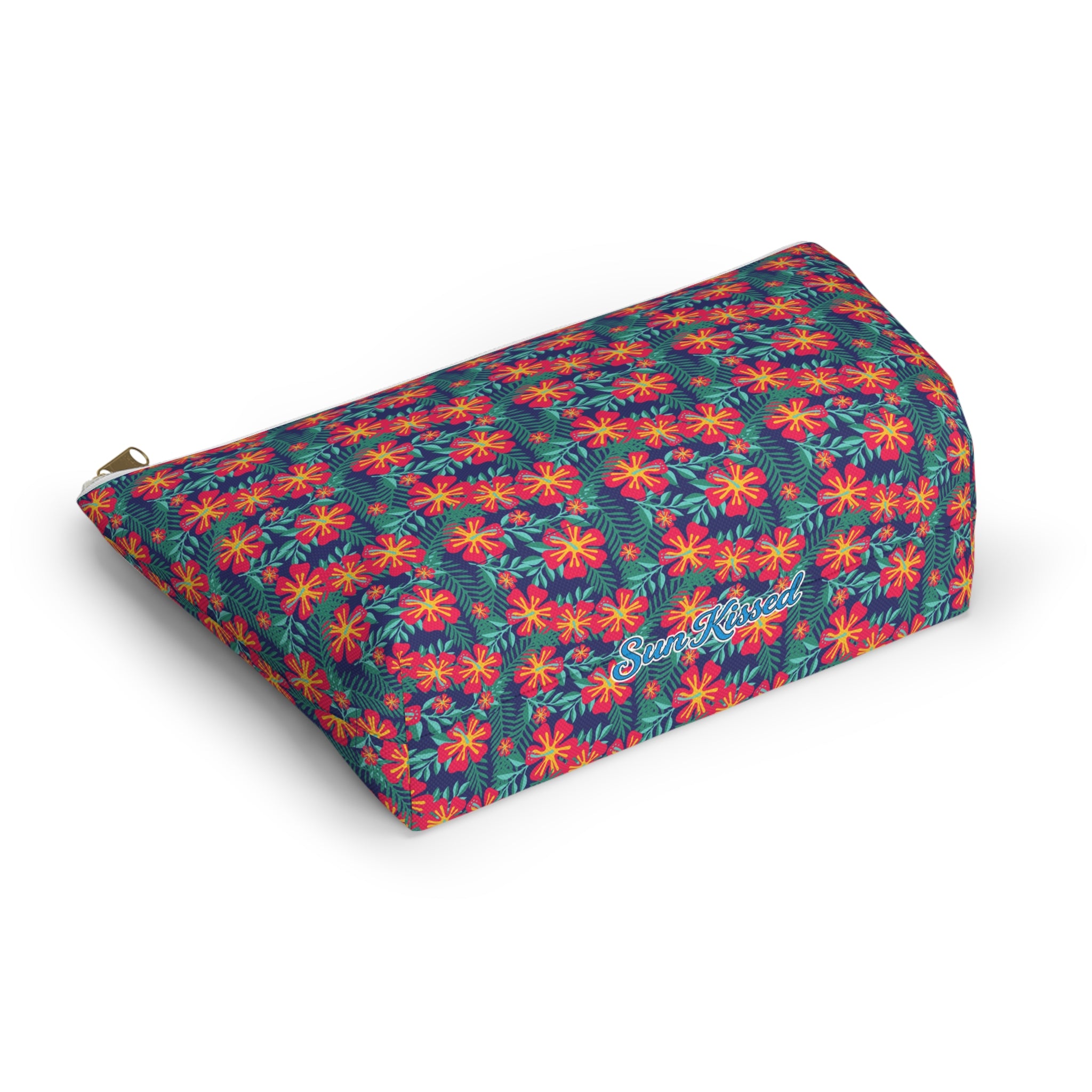 Tropical Jungle Floral Cosmetic Bag