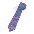 Vining Floral Mosaic Mens Necktie