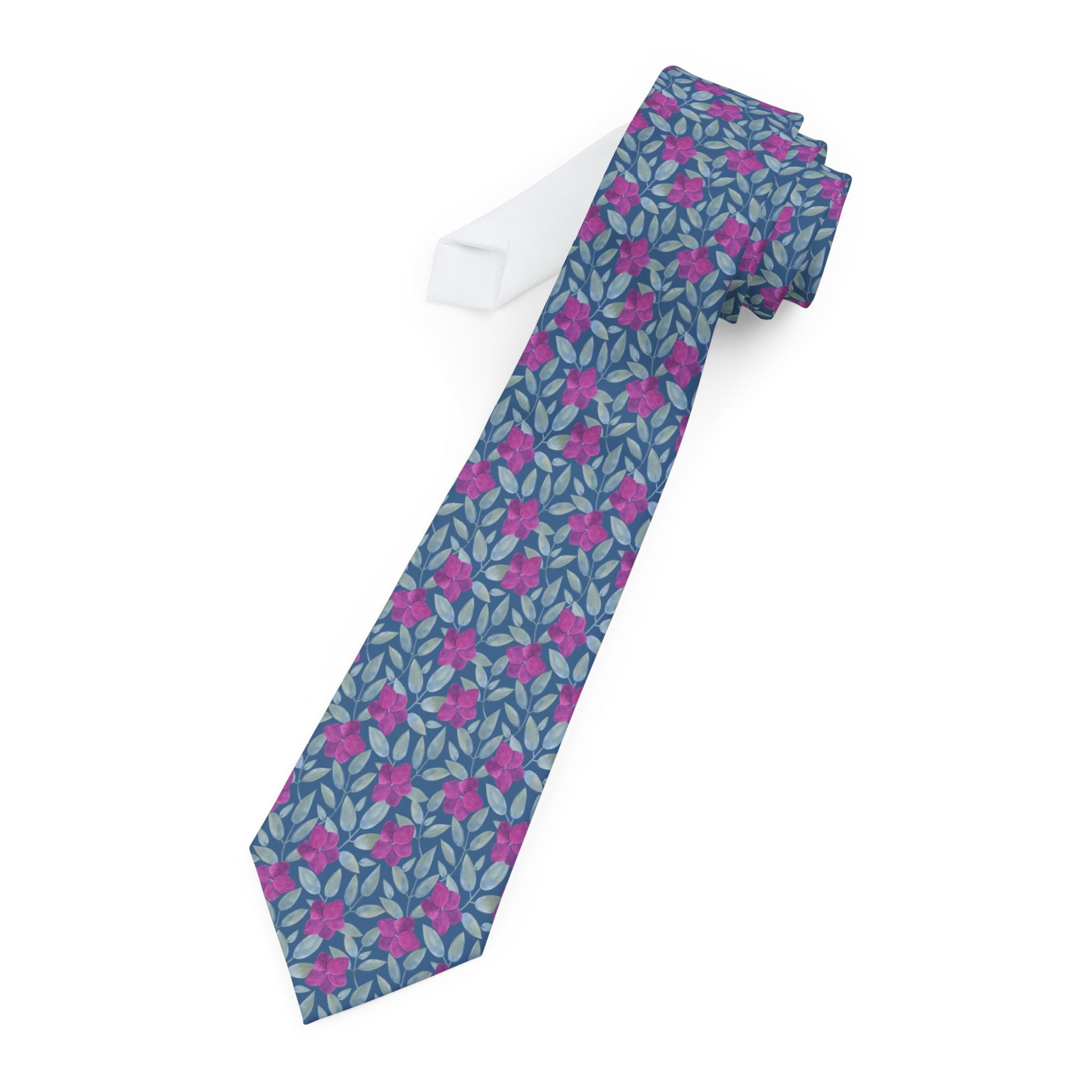 Vining Floral Mosaic Mens Necktie
