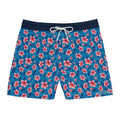 Pink Watercolor Blooms Swim Trunks