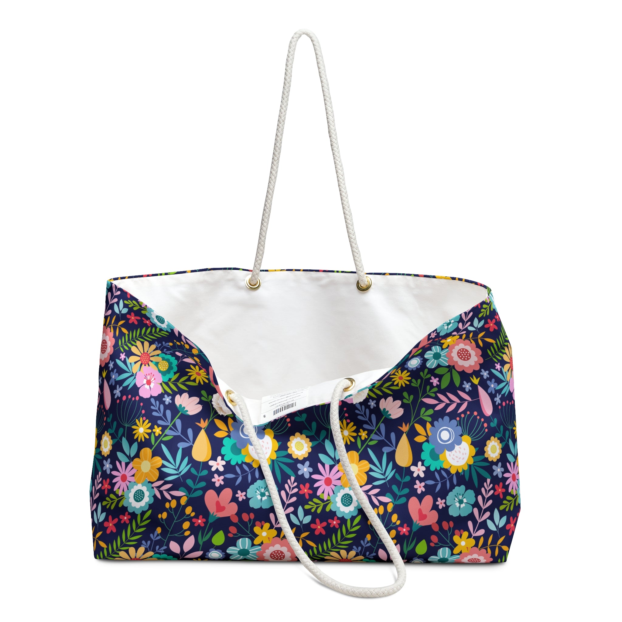 Floral Night Bouquet Weekender Bag