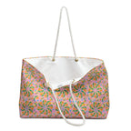 Blooming Floral Pinwheels Weekender Bag