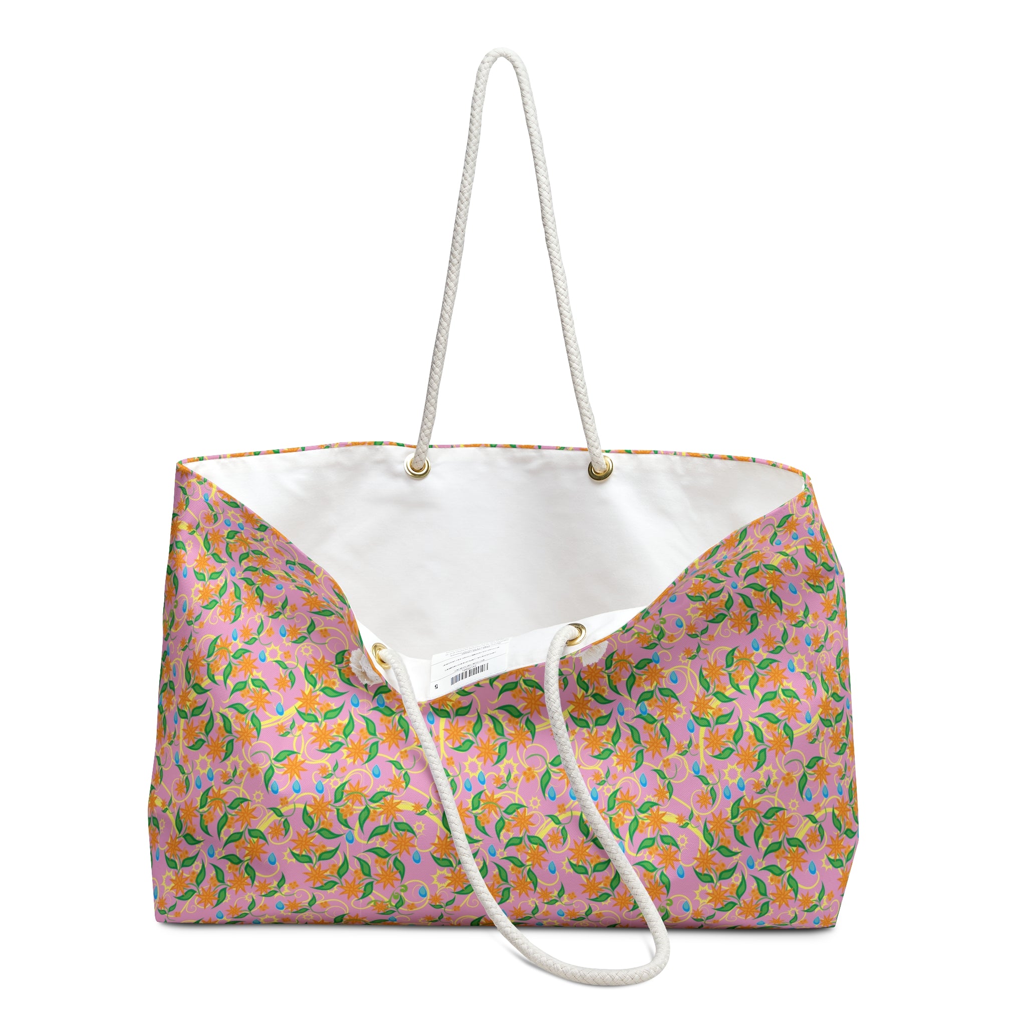 Blooming Floral Pinwheels Weekender Bag