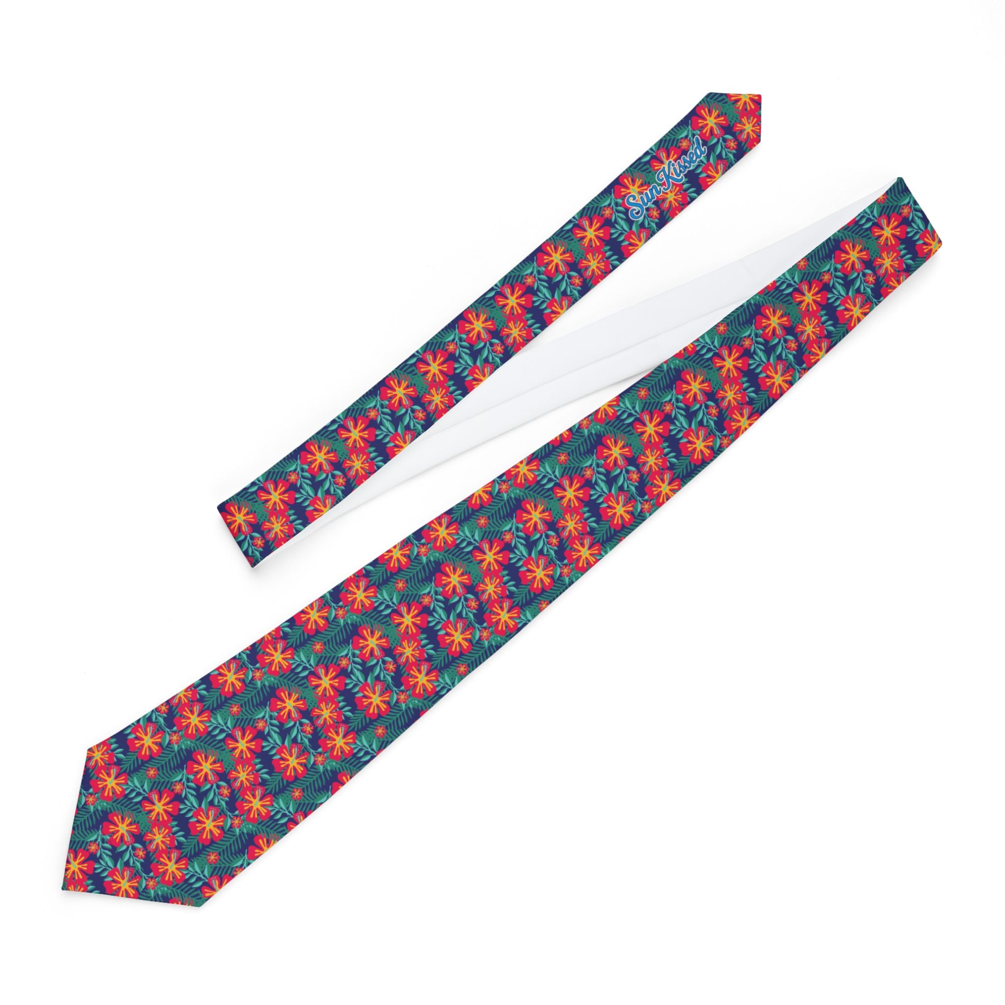 Tropical Jungle Floral Mens Necktie
