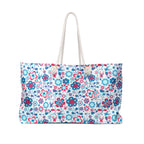 Abstract Pastel Flora Weekender Bag