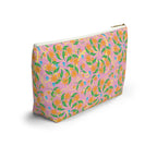 Blooming Floral Pinwheels Cosmetic Bag