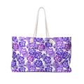 Shades of Purple Hibiscus Flower Weekender Bag